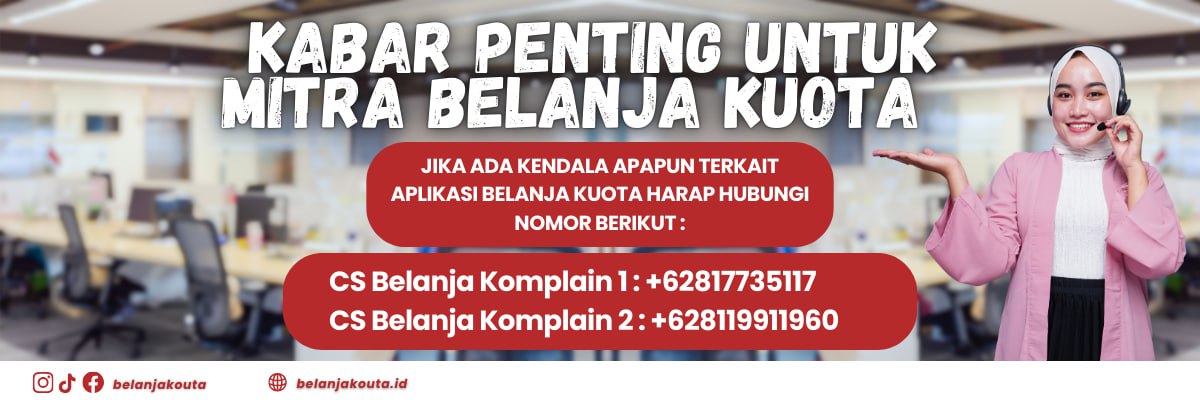 Kontak Resmi CS Belanja Kuota